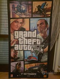 RARISSIMO Espositore Cartonato GTA V 2013 Original