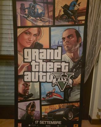RARISSIMO Espositore Cartonato GTA V 2013 Original