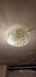 lampadario applique in vetro