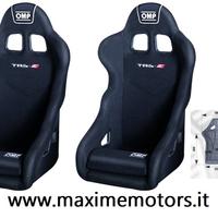 Kit 2 sedili OMP TRS-E rally salite pista drifting