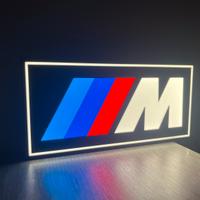 Lampada BMW M sport emmesport light box da garage