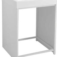 Lavandino sopra lavatrice