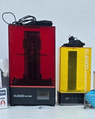Kit Stampa 3D Resina: Elegoo Saturn + Mercury Plus