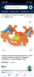 Tavolino e dondolo reversibile