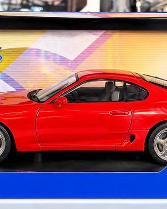 Toyota Supra MK4 1993 Rossa Solido 1:18 Die-Cast