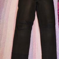 Jeans skinny nero donna, taglia S, Farfallina 