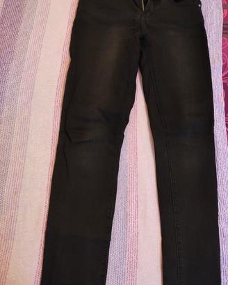 Jeans skinny nero donna, taglia S, Farfallina 