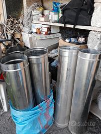 n: 5 tubi in acciaio completo di staffe da sostegn