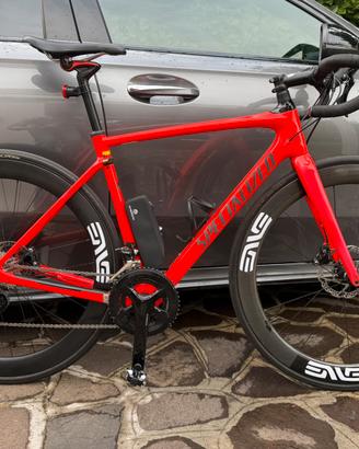 Specialized Roubaix Elite disc 54 cerchi carbonio