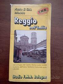 Mappa della città di Reggio Emilia