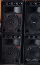 4 CASSE GEMINI GSM-1545 CON AMPLIFICATORE