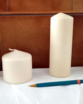 set 4 candele da arredamento