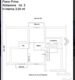 Trilocale di 75mq
