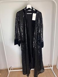 Cardigan Nero Paillettes Luxury taglia S