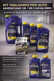 KIT TAGLIANDO 8 QT 7,7 litri  – HEMI RAM