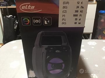 Cassa bloutouth con led rgb