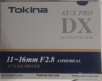 obbiettivo Tokina 11-16 f2.8 at-x-pro dx Canon