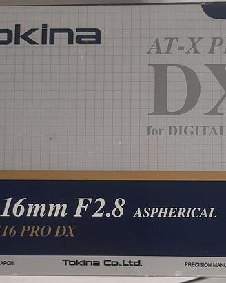 obbiettivo Tokina 11-16 f2.8 at-x-pro dx Canon