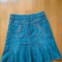 Gonna in denim da donna Forever Fashion Tg XL