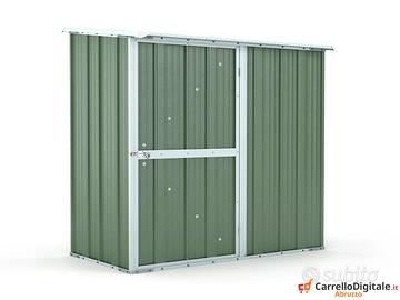Box casetta giardino Acciaio 174x100 verde