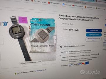 orologio Suunto subacqueo 