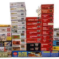 Lotto aerei Revell Esci Hasegawa Airplast 1/72