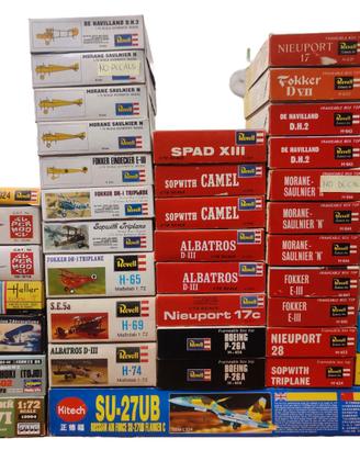 Lotto aerei Revell Esci Hasegawa Airplast 1/72