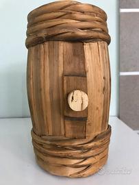 Barile Antico barile o fiaschetta in legno