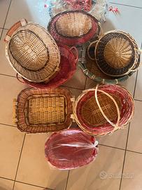Ceste in vimini diverse misure