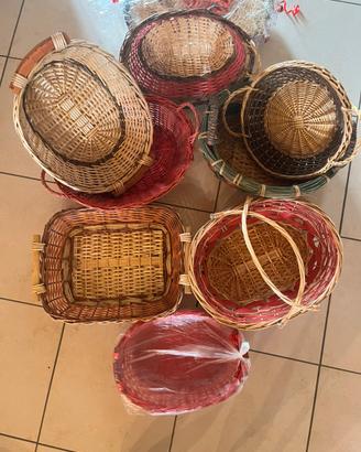 Ceste in vimini diverse misure