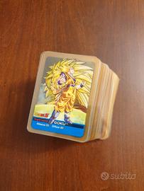 Lotto 140 lamincard Dragon Ball Z Serie oro