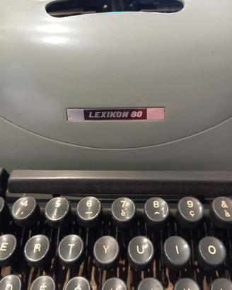 Macchina da scrivere Olivetti lexikon 80