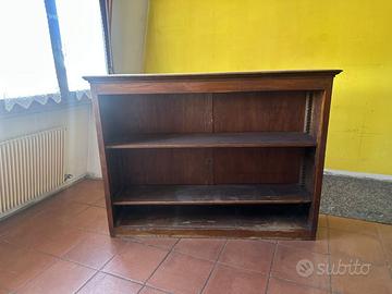 Libreria  antica a giorno / Mobile banco d'epoca