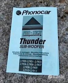 Subwoofer attivo per auto 