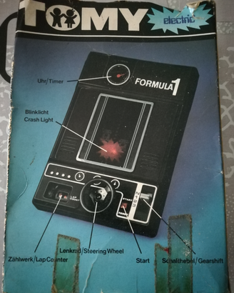 Gioco elettronico formula 1 Tomy