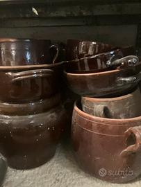 Vasi/orci in terracotta invetriata