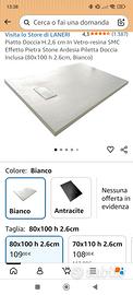 piatto doccia 100x80