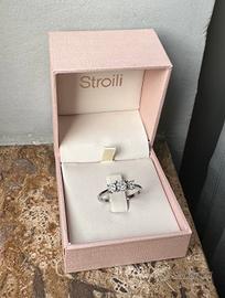 Anello stroili oro bianco 18k trilogy