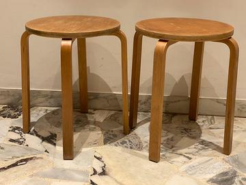 Coppia sgabelli IKEA Frosta vintage