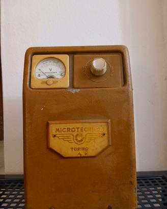 Voltmetro vintage Microtecnica Torino  anni ‘50/6