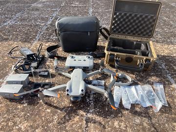 DJI air 2 s con componenti fly more combo