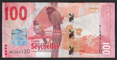 Seychelles - banconota circolata da 100 Rupie P-50