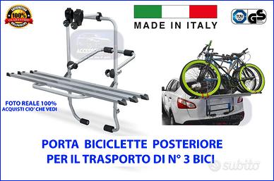 Porta bici per auto a 3 posti