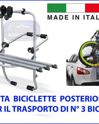Porta bici per auto a 3 posti