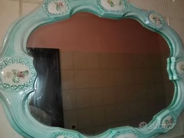 Specchio cornice in ceramica