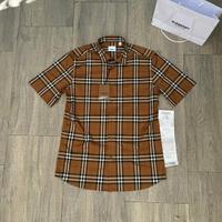 t-shirt camicia burberry - M