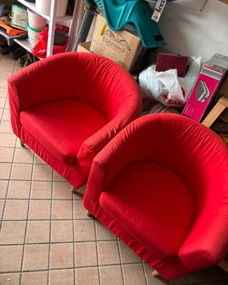 2 poltrone vintage