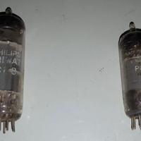 Valvole PHILIPS MINIWATT PCL86 e PCL84