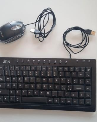 Minitastiera con Mouse usb LINK