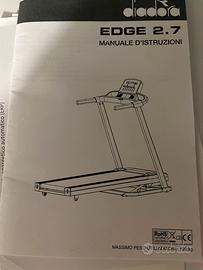tapis roulant diadora edge 2.7